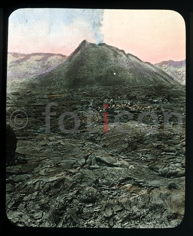 Vesuv. Krater ; Vesuvius. crater - Foto foticon-simon-vulkanismus-359-030.jpg | foticon.de - Bilddatenbank für Motive aus Geschichte und Kultur